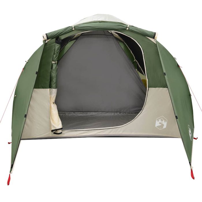vidaXL Familietelt for camping 6 personer grønn vanntett