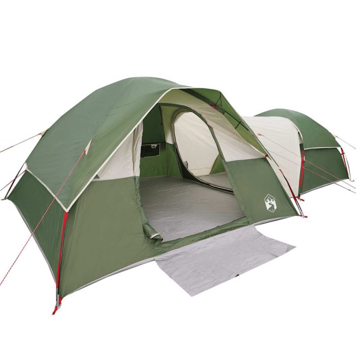 vidaXL Campingtelt 5 personer grønn vanntett