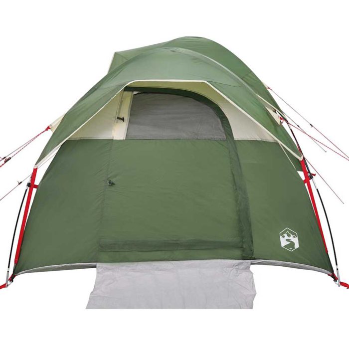 vidaXL Campingtelt 5 personer grønn vanntett
