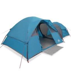 vidaXL Campingtelt 5 personer blå vanntett