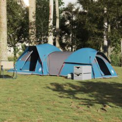 vidaXL Campingtelt 5 personer blå vanntett