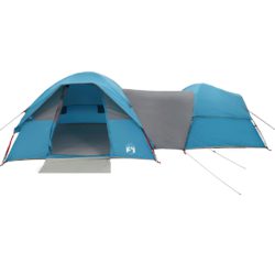 vidaXL Campingtelt 5 personer blå vanntett