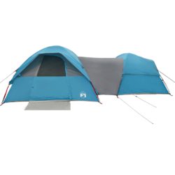 vidaXL Campingtelt 5 personer blå vanntett