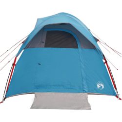 vidaXL Campingtelt 5 personer blå vanntett