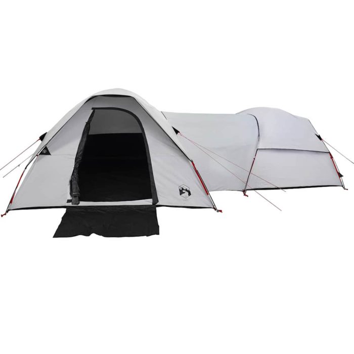 vidaXL Campingtelt for 5 personer hvit blendingsstoff vanntett
