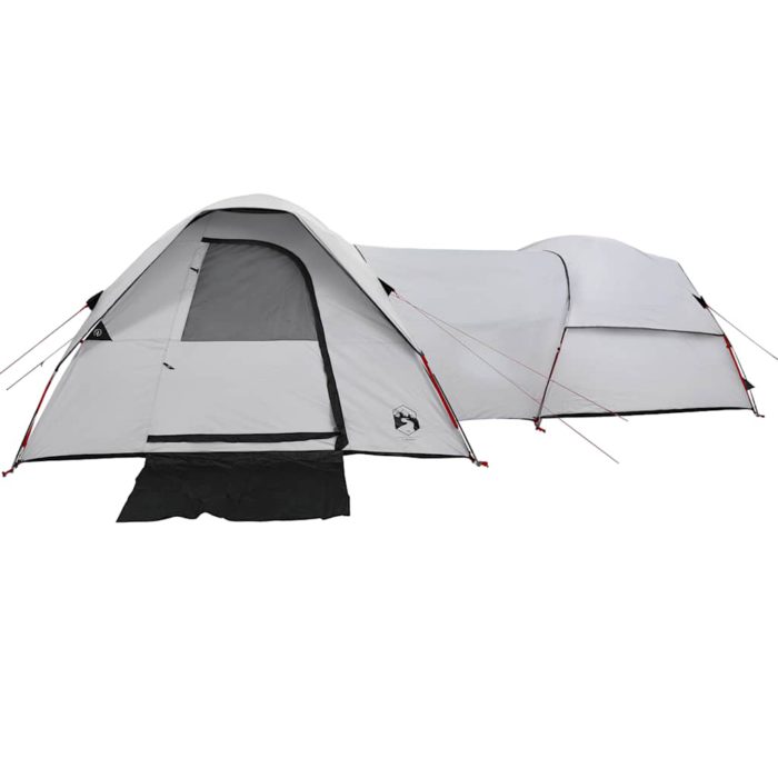 vidaXL Campingtelt for 5 personer hvit blendingsstoff vanntett