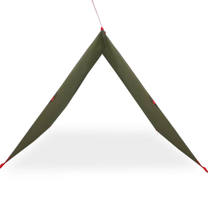 vidaXL Campingpresenning olivengrønn 366×306 cm vanntett