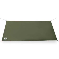 vidaXL Campingpresenning olivengrønn 366×306 cm vanntett