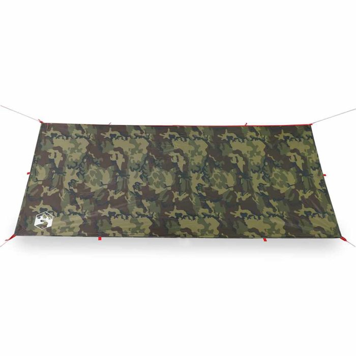 vidaXL Campingpresenning kamuflasje 406×306 cm vanntett