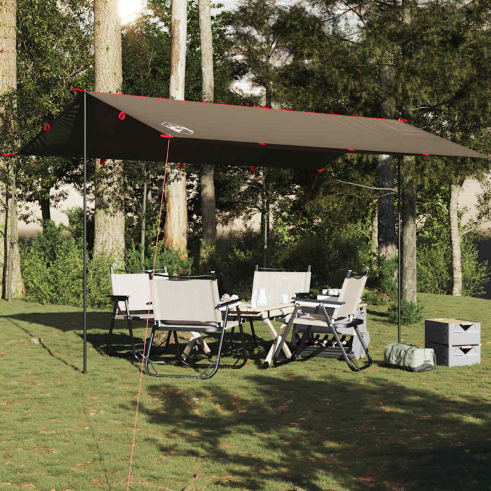 vidaXL Campingpresenning brun 506×306 cm vanntett