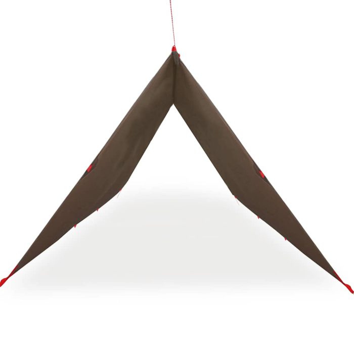 vidaXL Campingpresenning brun 506×306 cm vanntett
