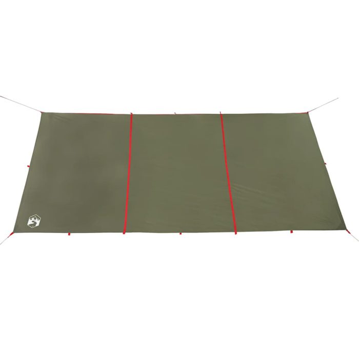 vidaXL Campingpresenning olivengrønn 451×420 cm vanntett
