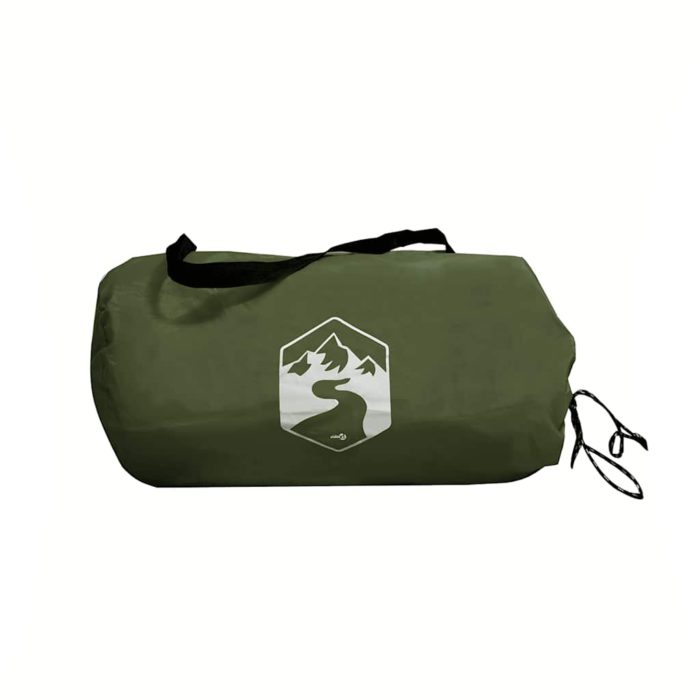 vidaXL Campingpresenning olivengrønn 451×420 cm vanntett