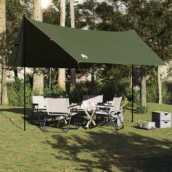 vidaXL Campingpresenning olivengrønn 462x306x211 cm vanntett