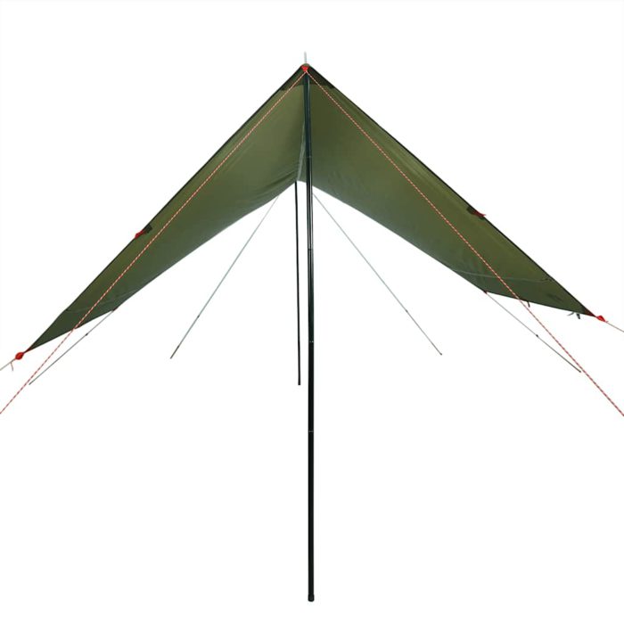 vidaXL Campingpresenning olivengrønn 462x306x211 cm vanntett