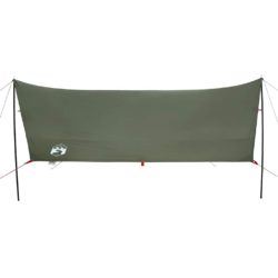 vidaXL Campingpresenning olivengrønn 462x306x211 cm vanntett