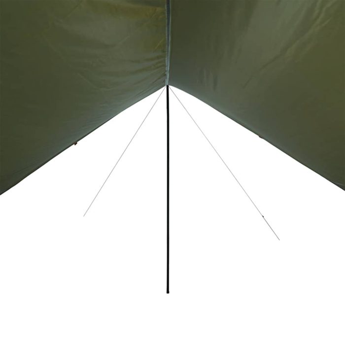 vidaXL Campingpresenning olivengrønn 462x306x211 cm vanntett