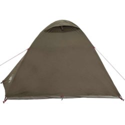 vidaXL Kuppeltelt for camping 3 personer brun vanntett