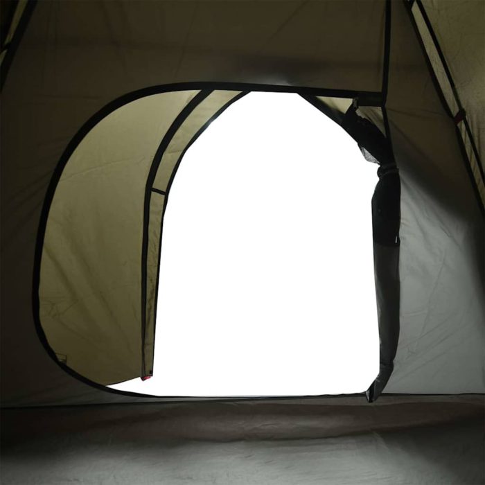 vidaXL Kuppeltelt for camping 3 personer brun vanntett