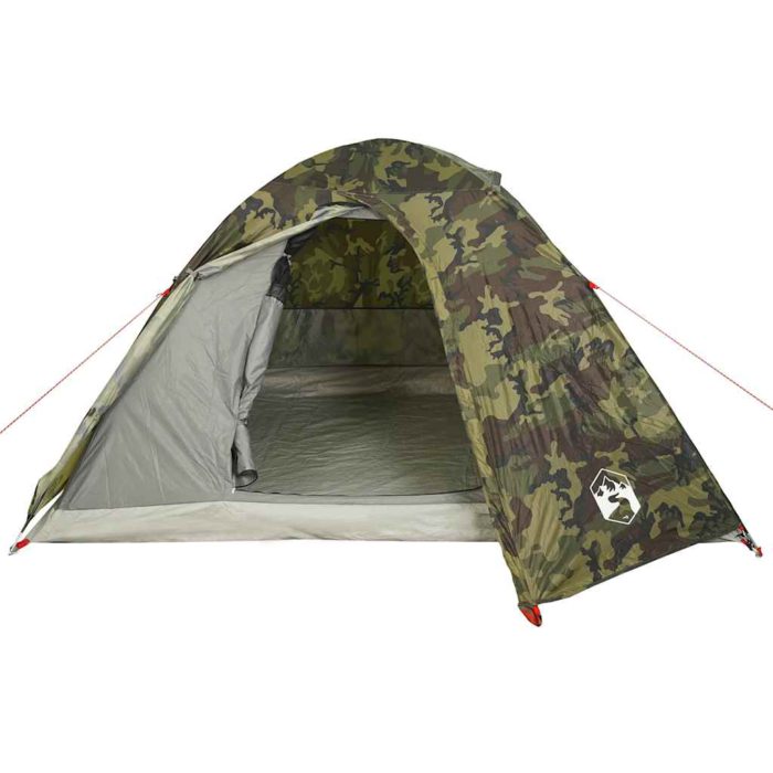 vidaXL Kuppeltelt for camping 3 personer kamuflasje vanntett