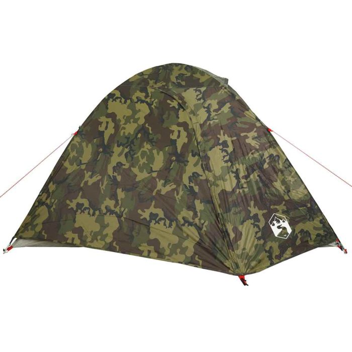 vidaXL Kuppeltelt for camping 3 personer kamuflasje vanntett