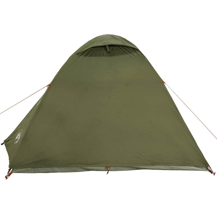 vidaXL Kuppeltelt for camping 4 personer olivengrønn vanntett