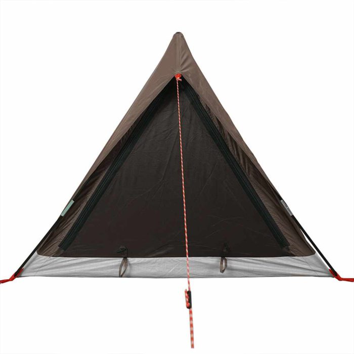 vidaXL Campingtelt 2 personer brun vanntett