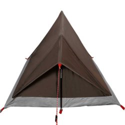 vidaXL Campingtelt 2 personer brun vanntett