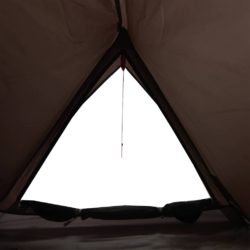 vidaXL Campingtelt 2 personer brun vanntett