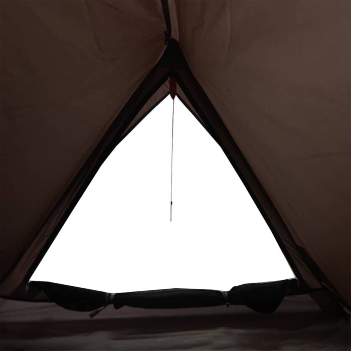 vidaXL Campingtelt 2 personer brun vanntett