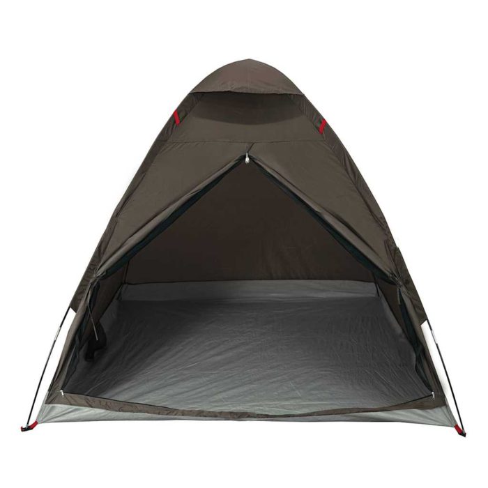 vidaXL Kuppeltelt for camping 2 personer brun vanntett