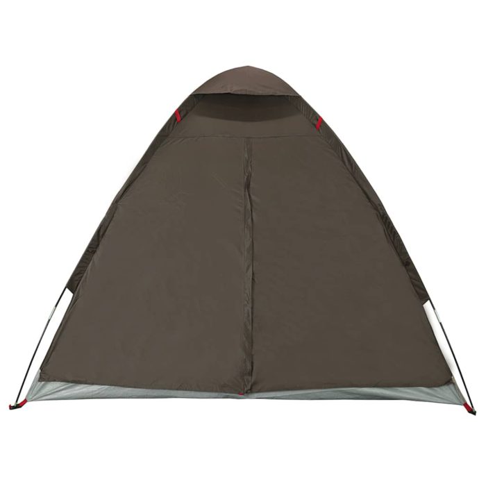 vidaXL Kuppeltelt for camping 2 personer brun vanntett