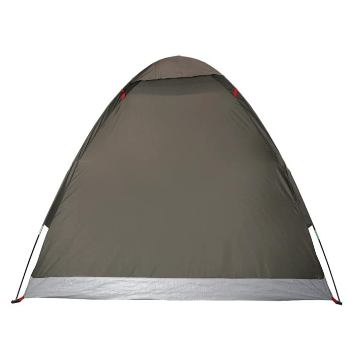 vidaXL Kuppeltelt for camping 2 personer brun vanntett