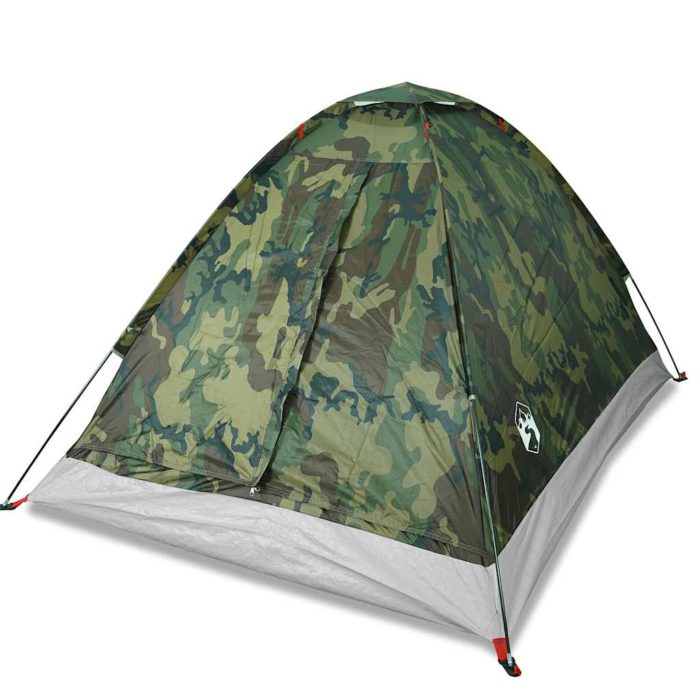 vidaXL Kuppeltelt for camping 2 personer kamuflasje vanntett