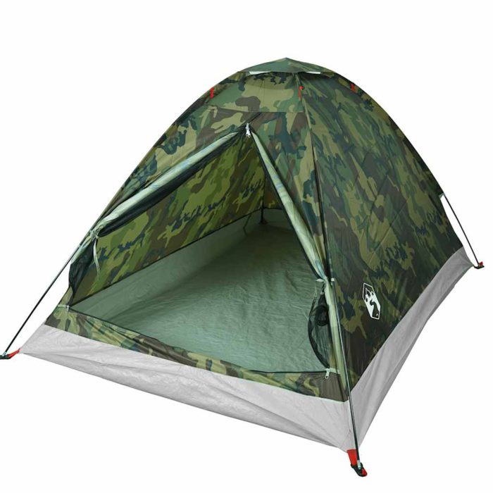 vidaXL Kuppeltelt for camping 2 personer kamuflasje vanntett