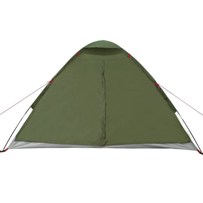 vidaXL Kuppeltelt for camping 4 personer olivengrønn vanntett