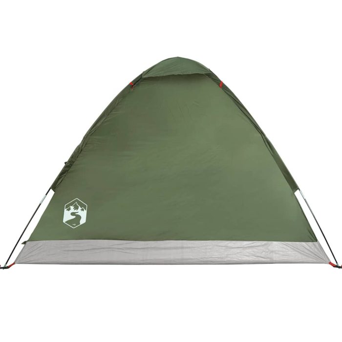 vidaXL Kuppeltelt for camping 4 personer olivengrønn vanntett