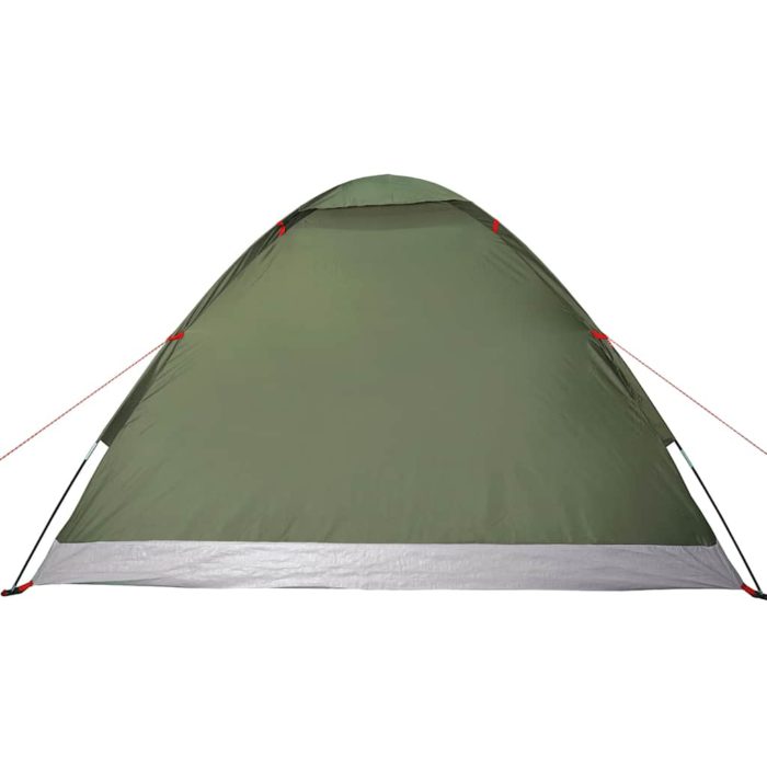 vidaXL Kuppeltelt for camping 4 personer olivengrønn vanntett