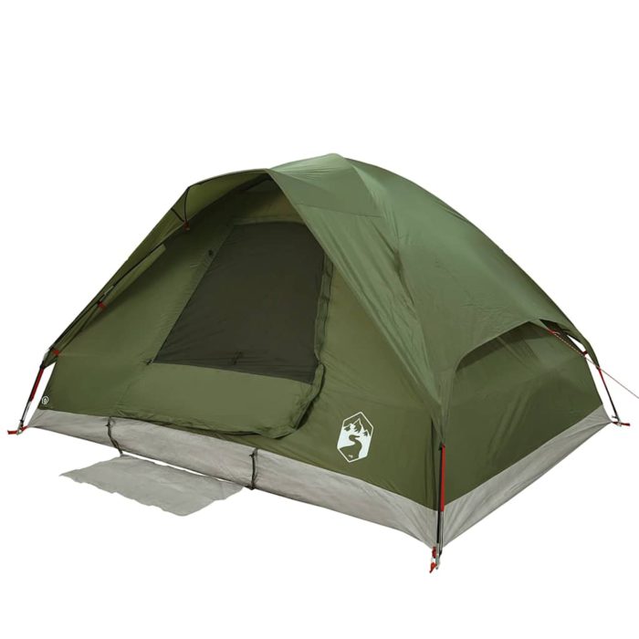 vidaXL Kuppeltelt for camping 6 personer olivengrønn vanntett