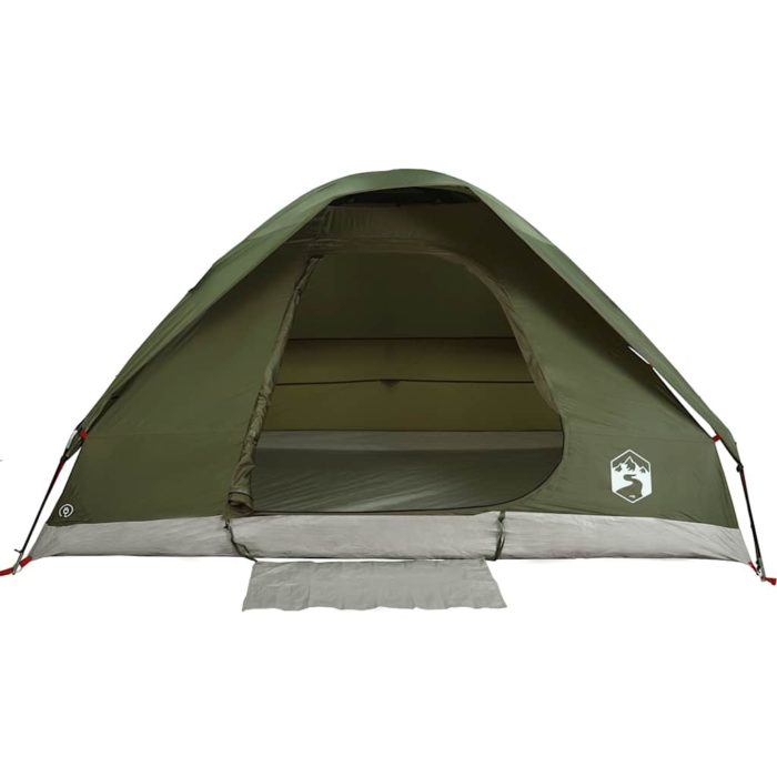 vidaXL Kuppeltelt for camping 6 personer olivengrønn vanntett