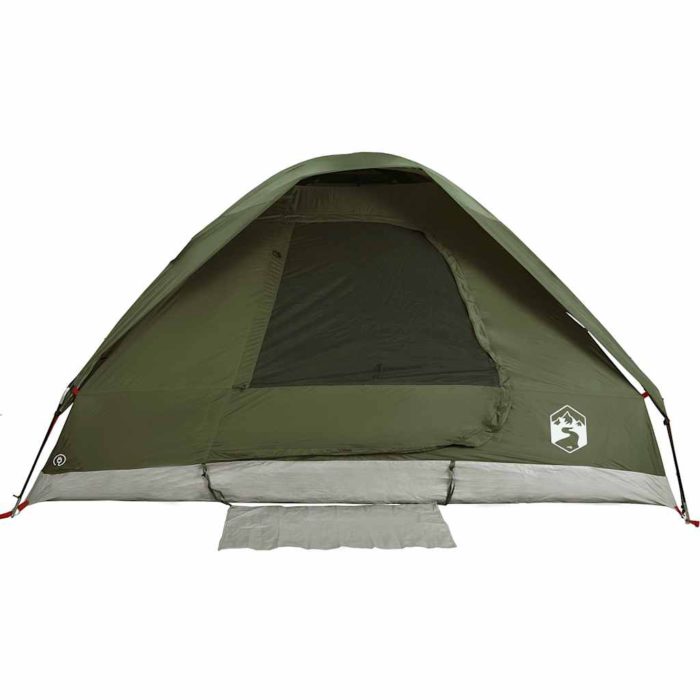 vidaXL Kuppeltelt for camping 6 personer olivengrønn vanntett