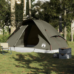 vidaXL Kuppeltelt for camping 6 personer brun vanntett