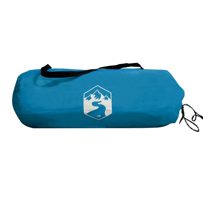 vidaXL Vindskjerm for camping blå 344×120 cm vanntett