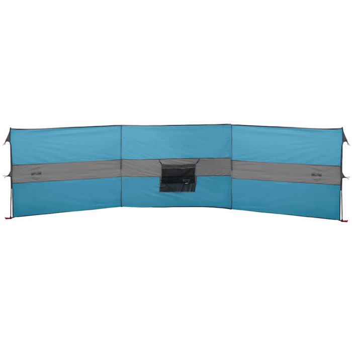 vidaXL Vindskjerm for camping blå 490×123 cm vanntett