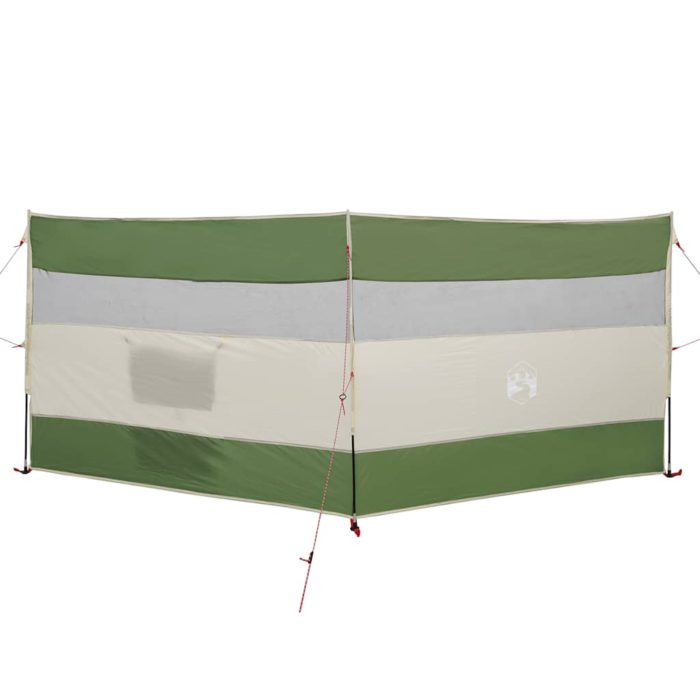 vidaXL Vindskjerm for camping grønn 340×130 cm vanntett
