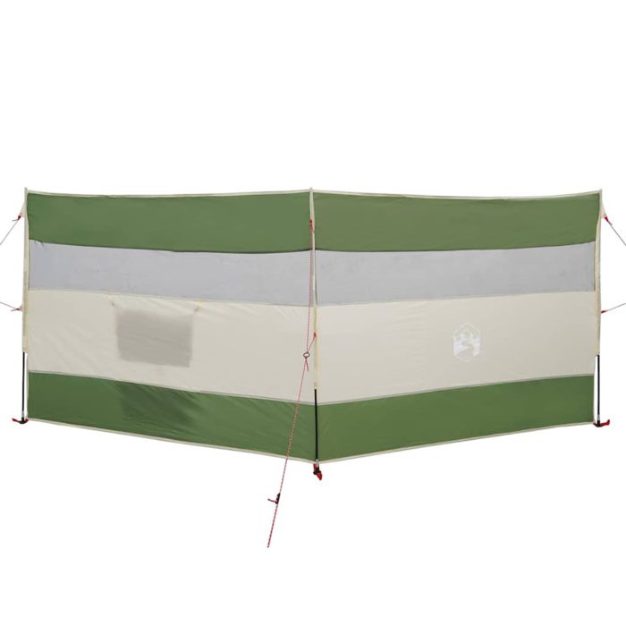 vidaXL Vindskjerm for camping grønn 340×130 cm vanntett