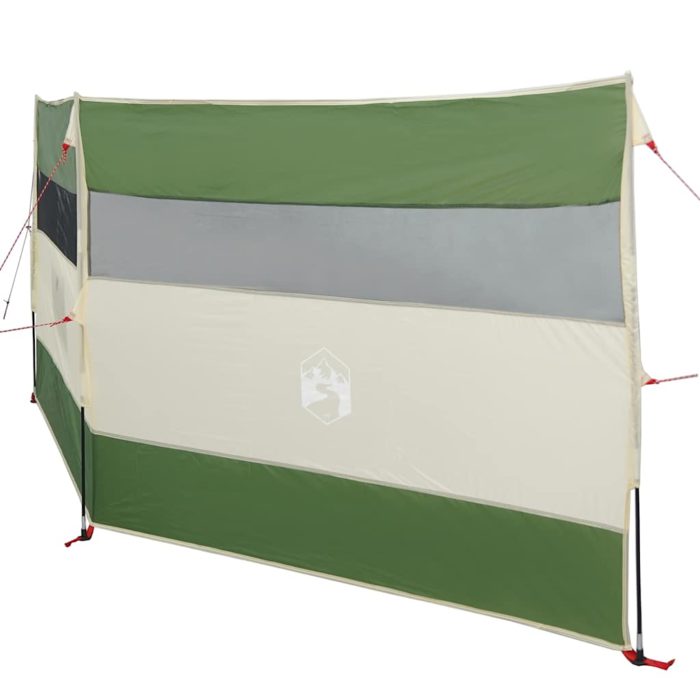 vidaXL Vindskjerm for camping grønn 340×130 cm vanntett