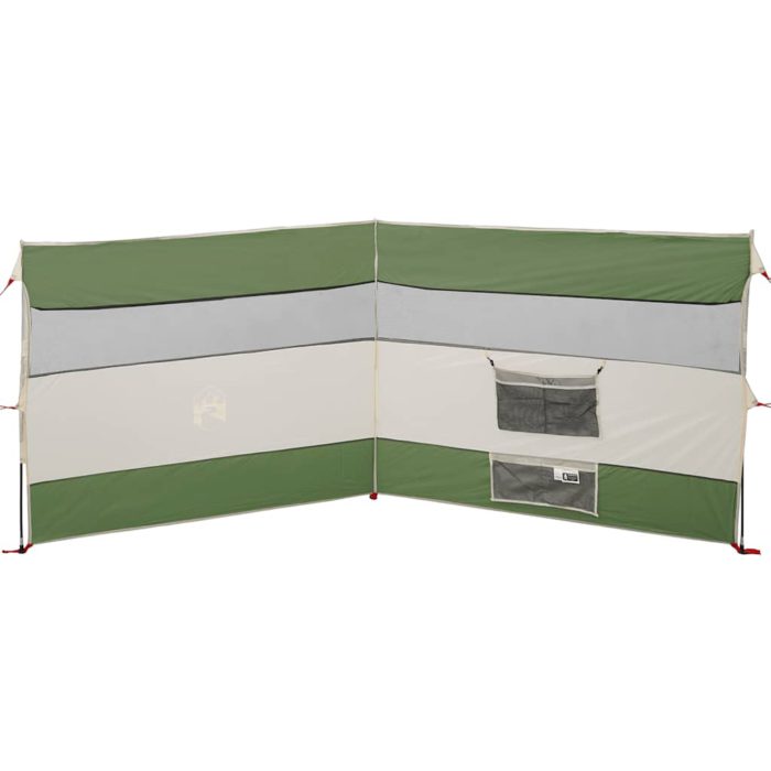 vidaXL Vindskjerm for camping grønn 340×130 cm vanntett
