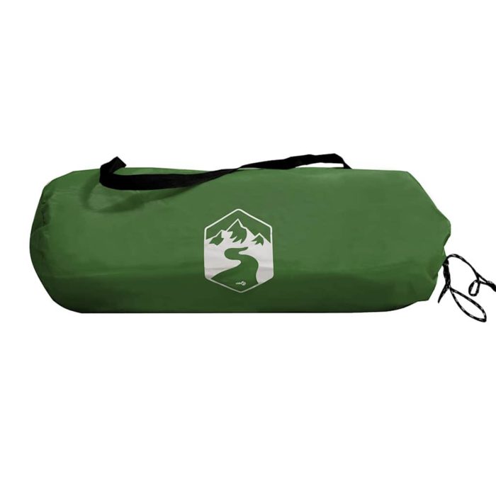 vidaXL Vindskjerm for camping grønn 340×130 cm vanntett