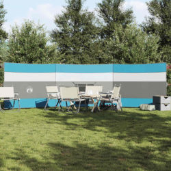 vidaXL Vindskjerm for camping blå 508×130 cm vanntett